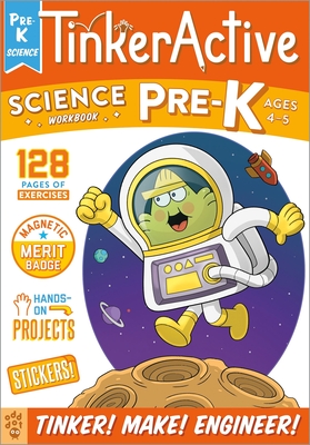 TinkerActive Workbooks: Pre-K Science By Megan Hewes Butler, Chad Thomas (Illustrator), Odd Dot Cover Image