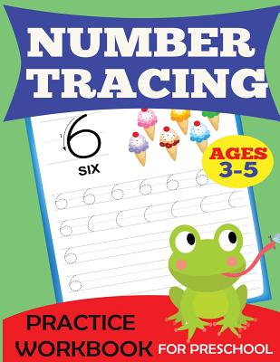 Number Tracing Practice Workbook (Preschool Workbooks) Cover Image