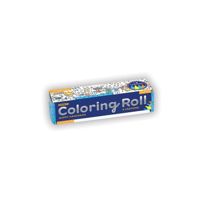 Happy Hanukkah Mini Coloring Roll By Galison Cover Image