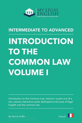Introduction to the Common Law, Vol 1: English for an Introduction to the Common law, Vol 1 Cover Image