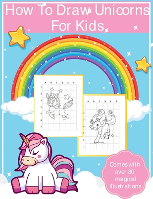 Sketchbook: Cute Pink Unicorn Sketch Book for Kids - Practice