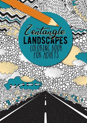 adult landscape coloring pages