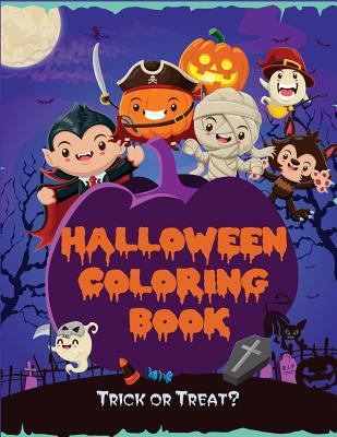 Halloween Coloring Book (Kids Coloring Books) Cover Image
