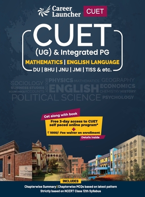 Cuet 2022: Mathematics and English Guide by Amit Singh & Shiva Kumar By Career Launcher Cover Image