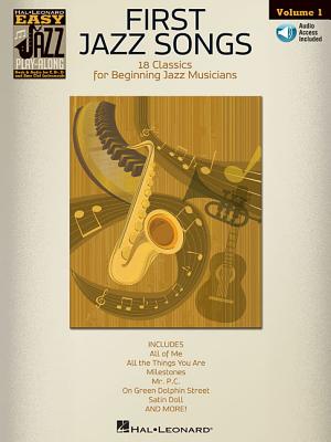 First Jazz Songs - Easy Jazz Play-Along Volume 1 Book/Online Audio Cover Image