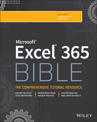 Excel 365 Bible (Bible (Wiley)) Cover Image