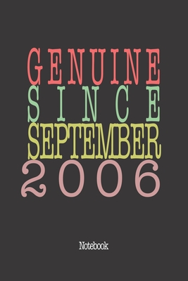 Genuine Since September 2006: Notebook Cover Image