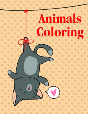 Animals Coloring: Coloring pages, Chrismas Coloring Book for adults relaxation to Relief Stress (Nature Kids #12) By Harry Blackice Cover Image