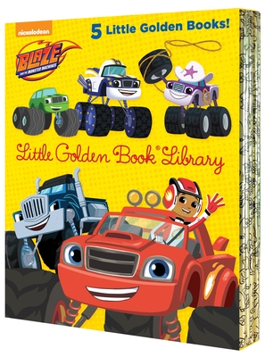 Blaze and the Monster Machines Little Golden Book Library (Blaze and the Monster Machines): Five of Nickeoldeon's Blaze and the Monster Machines Little Golden Books By Various, Golden Books (Illustrator) Cover Image