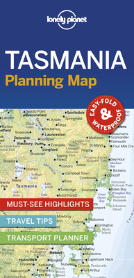 Lonely Planet Tasmania Planning Map 1 By Lonely Planet Cover Image