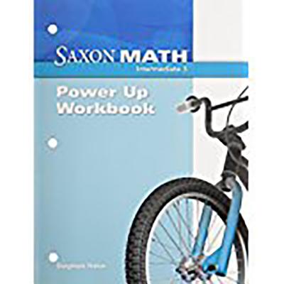 Power-Up Workbook: 1st Edition (Saxon Math Intermediate 3) By Hake Cover Image