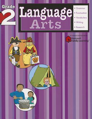 Language Arts, Grade 2 (Flash Kids Harcourt Family Learning) Cover Image