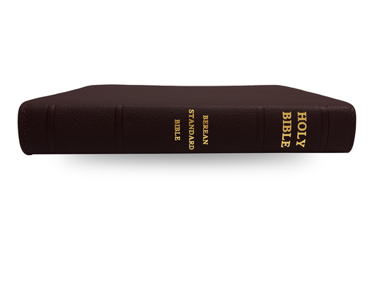 Holy Bible, Berean Standard Bible - Bonded Leather - Burgundy Calf Grain Cover Image