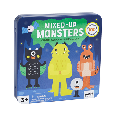 Mix + Match Monsters Magnetic Play Set By Petit Collage Cover Image