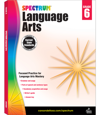 Spectrum Language Arts, Grade 6 Cover Image