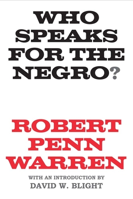 Cover for Who Speaks for the Negro?