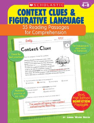 35 Reading Passages for Comprehension: Context Clues & Figurative Language: 35 Reading Passages for Comprehension By Linda Ward Beech, Linda Beech Cover Image