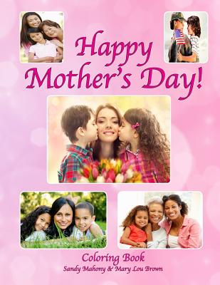 Happy Mother's Day Coloring Book Cover Image
