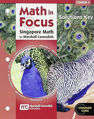 Math in Focus: Singapore Math: Solutions Key Course 1 Cover Image