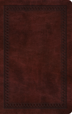 ESV Thinline Bible (Trutone, Mahogany, Border Design) Cover Image