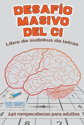Desafío masivo del CI Libro de sudokus de letras 240 rompecabezas para adultos By Speedy Publishing Cover Image