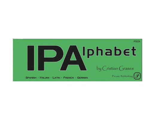 IPA Alphabet: The Vocal Music Resource for Pronunciation Cover Image
