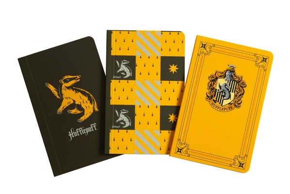 Harry Potter: Hufflepuff Pocket Notebook Collection (Set of 3) By Insight Editions Cover Image