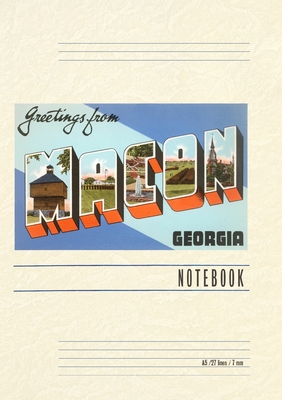 Vintage Lined Notebook Greetings from Macon Cover Image