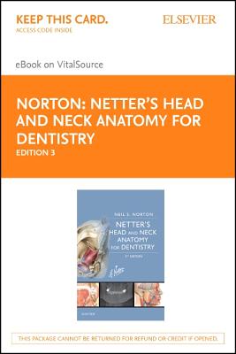 Netter's Head and Neck Anatomy for Dentistry Elsevier eBook on Vitalsource (Retail Access Card) (Netter Basic Science) Cover Image