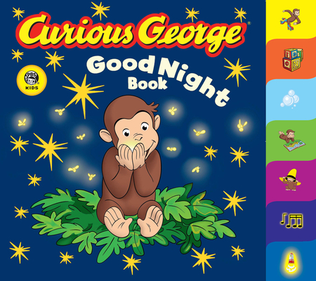 Curious George Good Night Book (cgtv Tabbed Board Book) Cover Image