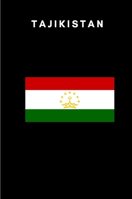 Tajikistan: Country Flag A5 Notebook to write in with 120 pages Cover Image