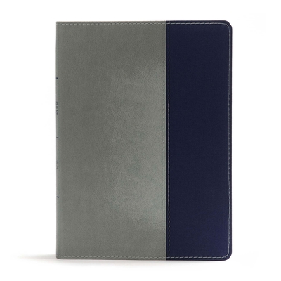 CSB Apologetics Study Bible for Students, Gray/Navy LeatherTouch Cover Image