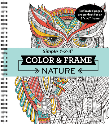 Nature Coloring Book For Adults With Hardback Covers & Spiral