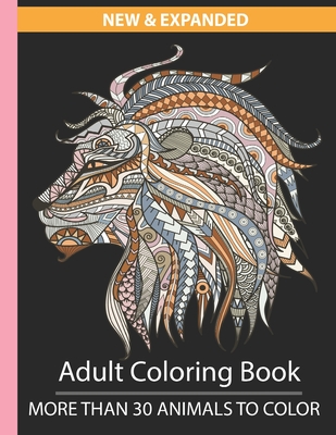 Animals Adult Coloring Book Animals Page Graphic by