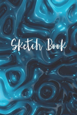 Personalized Blue Artist Sketchbook Notebook