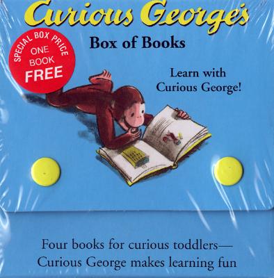 Curious George's 4-Book Box of Concept Books: Learn the Alphabet, Opposites, Counting, and More with Curious George!