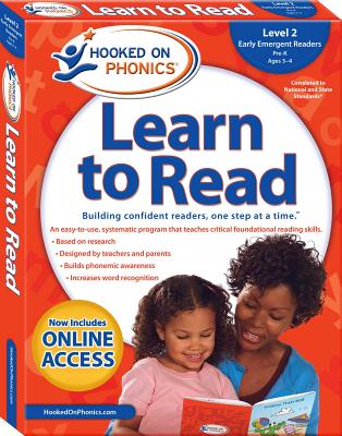 Hooked on Phonics Learn to Read - Level 2: Early Emergent Readers (Pre-K | Ages 3-4) By Hooked on Phonics (Producer) Cover Image