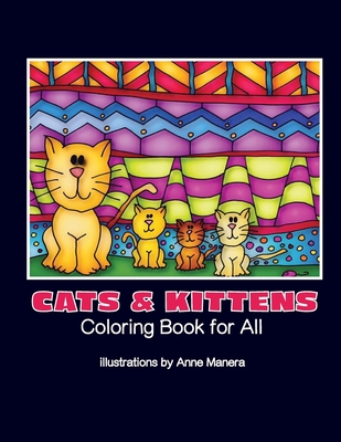 Cats & Kittens Coloring Book for All Cover Image