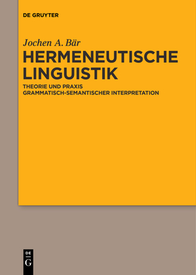 Hermeneutische Linguistik Cover Image