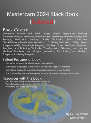 Mastercam 2024 Black Book: Colored Cover Image