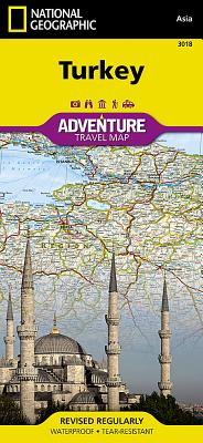 Türkiye (Turkey) Map (National Geographic Adventure Map #3018) By National Geographic Maps Cover Image