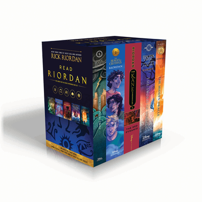 Cover for Read Riordan: Five-Book First-in-Series Paperback Box (Percy Jackson & the Olympians)