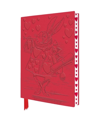 Alice in Wonderland: White Rabbit Artisan Art Notebook (Flame Tree Journals) (Artisan Art Notebooks) By Flame Tree Studio (Created by) Cover Image