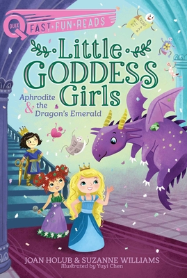 Aphrodite & the Dragon's Emerald: A QUIX Book (Little Goddess Girls #11) Cover Image