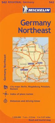 Michelin Germany Northeast Regional (Michelin Maps #542) By Michelin Cover Image