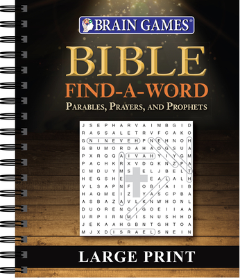 Brain Games - Bible Find a Word - Large Print Cover Image