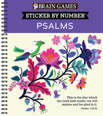 Brain Games - Sticker by Number: Psalms By Publications International Ltd, New Seasons, Brain Games Cover Image