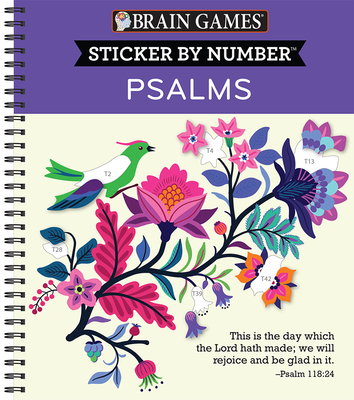 Brain Games - Sticker by Number: Psalms Cover Image