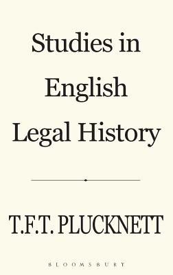 Cover for Studies in English Legal History