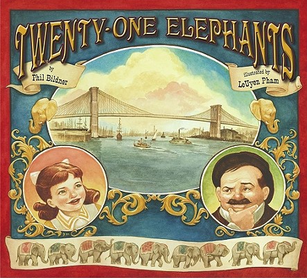 Cover for Twenty-One Elephants